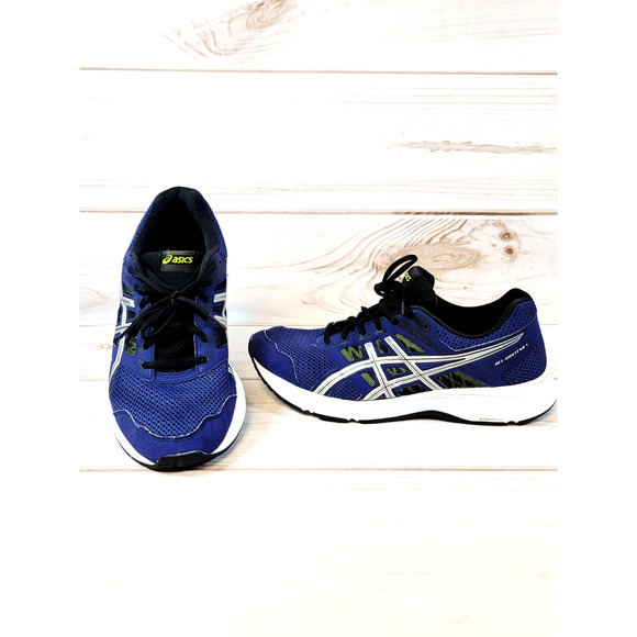 Asics Gel Contend 5 Running Shoe Sneakers Mens Size 10 Extra Wide Blue 1011A252 - Picture 1 of 16